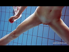 Play MP4 - Martina gorgeous redhead teenie big tits swimming