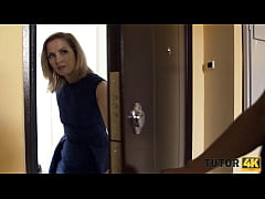 Play MP4 - TUTOR4K&period; Hot tutor covered with whipped cream during sex with disciple