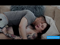 Play MP4 - Bella Blue&comma; Donny Sins - Natural busty brunette enjiy BBC deep and rough