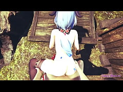 Play MP4 - Genshin Impact Hentai - Ganyu boobjob and fucked with creampie in her pussy - Anime Manga Japanese Porn