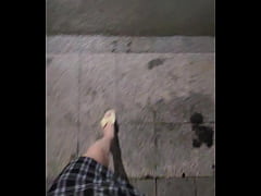 Play MP4 - Shemale Ting xuan strolls and pees outdoors&period;