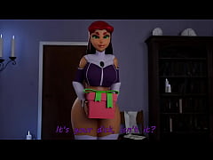 Play MP4 - Raven ayuda a su amiga Starfire Futa a deslecharse con su boca