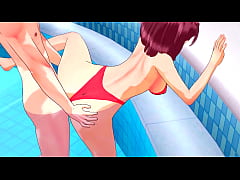 Play MP4 - Momo Ayase gets fucked at the pool - 3d anime sex