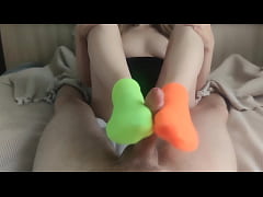 Play MP4 - My feet are in colorful mismatched socks for pleasure - Hot Sockjob
