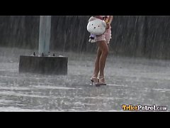 Play MP4 - TRIKEPATROL Big Dick Pounds Curvy Asian Hairy Pussy Juices