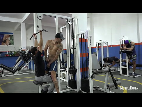 Fuck-fest In Gym Public